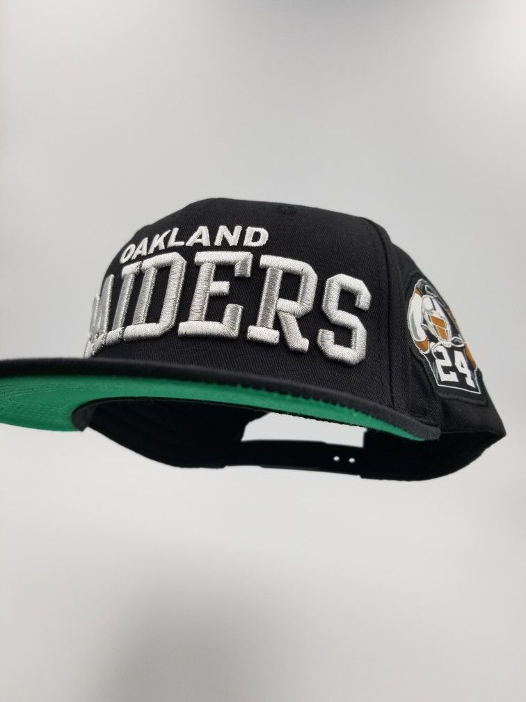 Oakland Raiders CHARLES WOODSON Snapback Hat Custom w/Patches