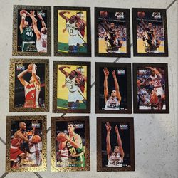 NBA Basketball Cards Skybox Gold Mine 1995 Lot of 11