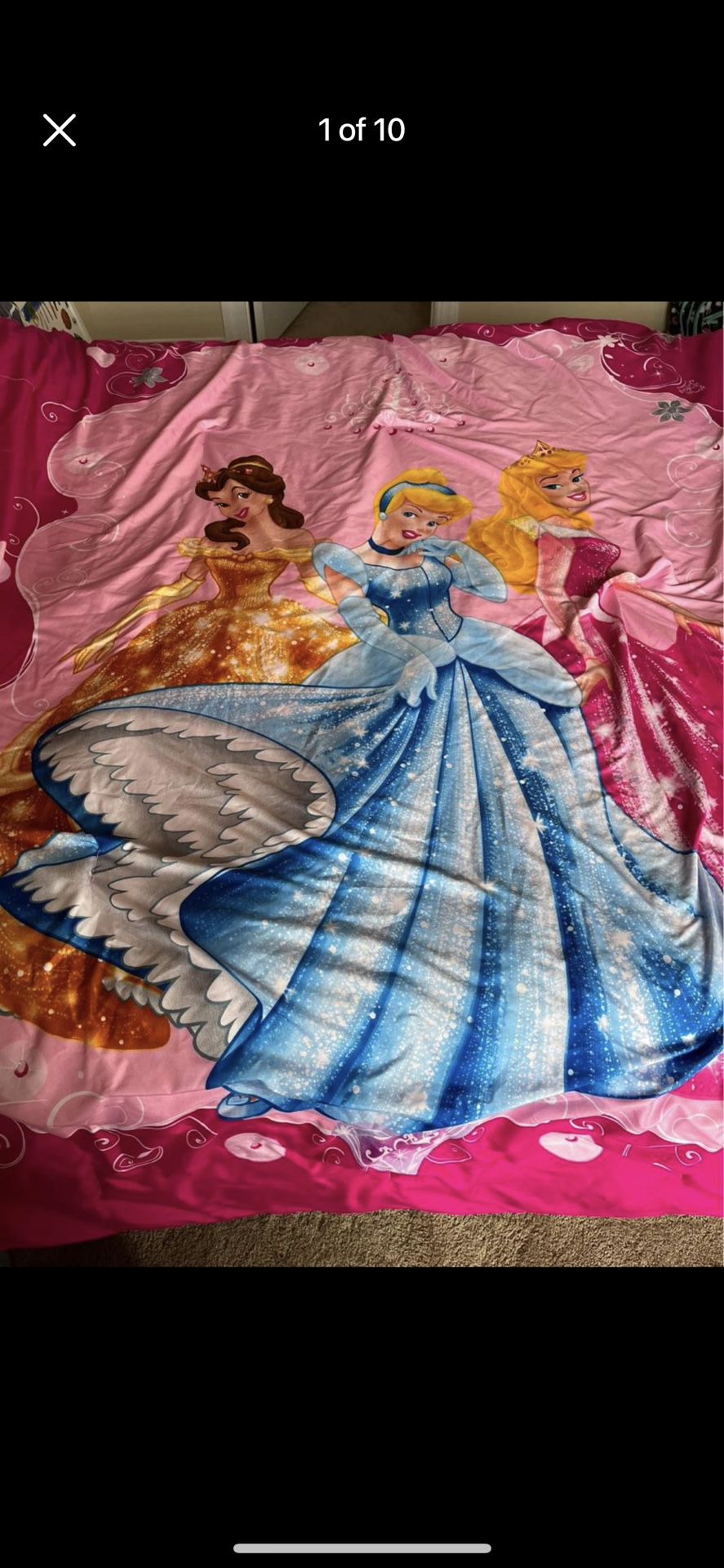 Disney Princess comforter & Twin Sheet Set