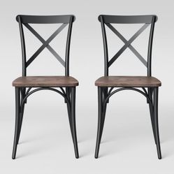 Malden French Bistro Dining Chair with Wood Seat - Threshold™