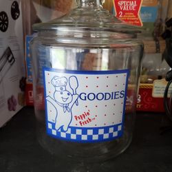 Vintage Poppin Fresh Jar W Lid