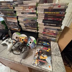 Xbox 360 and PlayStation 2 console & video game lot