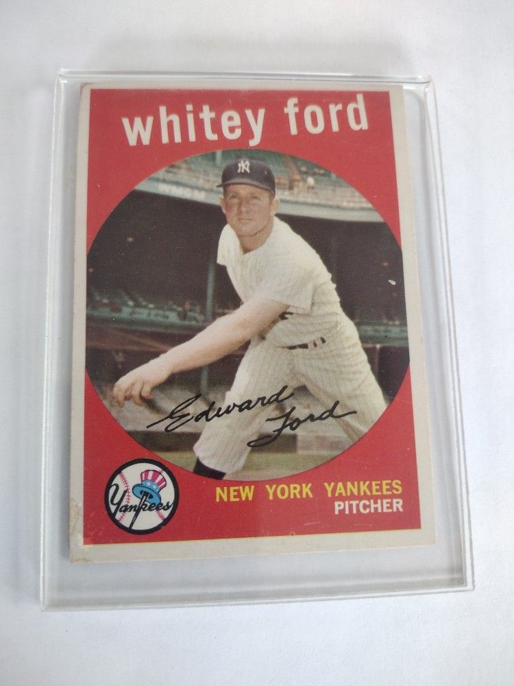 1959 Topps Whitey Ford #430 Baseball Card | Original | Hall of Fame (HOF)