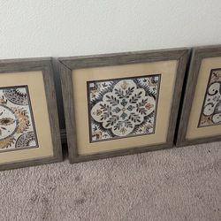 Juego de cuadros decoración