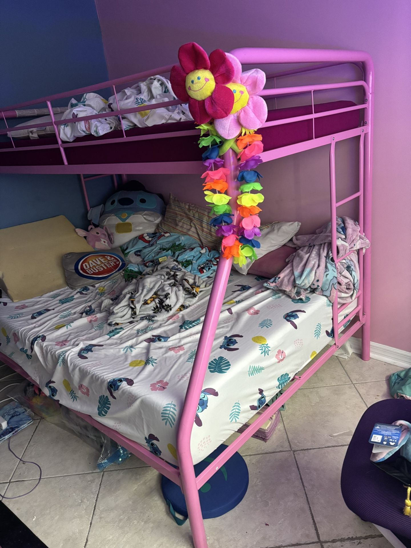 Pink Bunk Bed