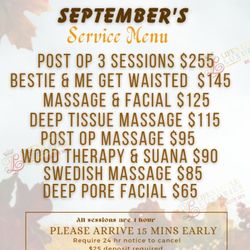 Post Op Lymphatic Drainage And Body Contouring Maintenance 