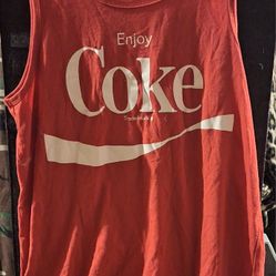 Coca-Cola Sleeveless Tank top Size Medium