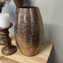 Bronze/Copper Metal Vase
