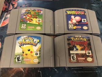 Nintendo 64 Games Pokémon Stadium Super Mario 64