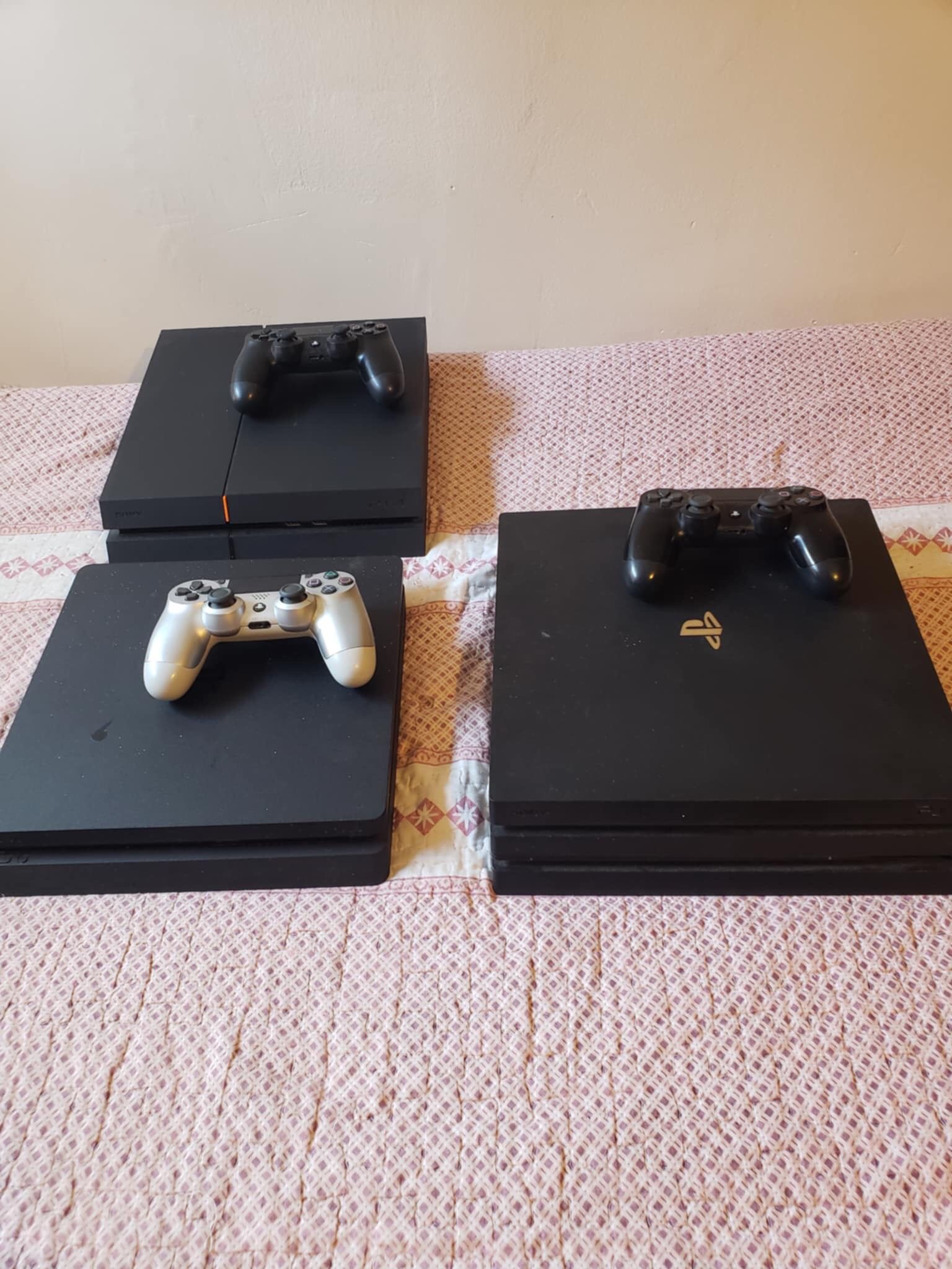 They not regular PS4. Jailbreak Hackable 9.0 2016 PS4 500GB $ PS4 slim 1,000GB $280! 9.60.. $320! 10.60 software. Each with box, cables & 1 C
