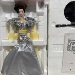 Silver Starlight Porcelain Barbie