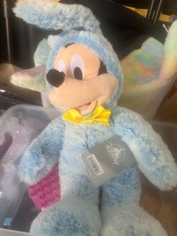2021 Disney 18" Plush - MICKEY MOUSE EASTER BUNNY Blue