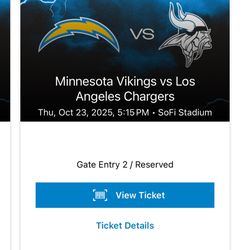 Chargers vs Vikings TNF