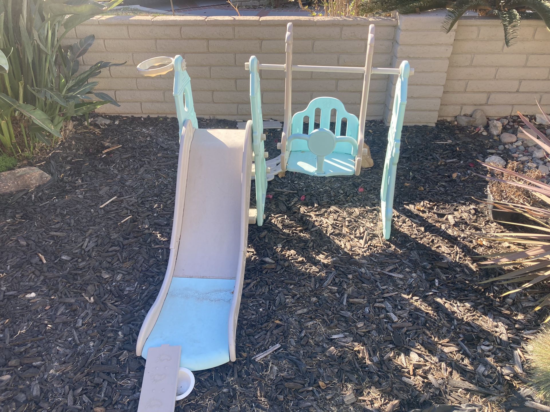 Slide And Swing Set