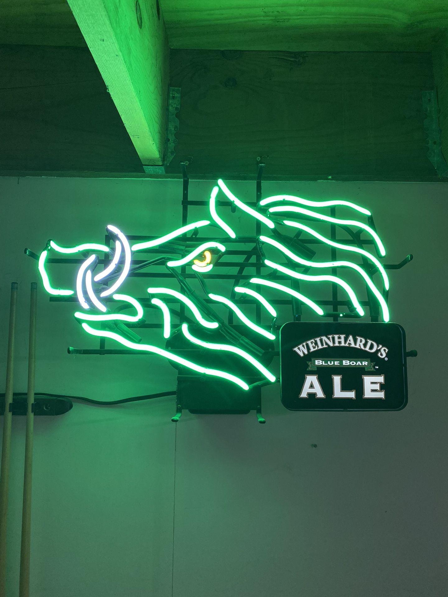 Weinhard’s Boar Head Neon Sign