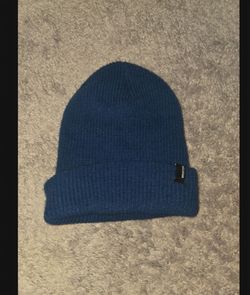 Dark Blue Brixton Men's Beanie