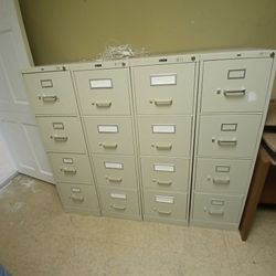 7 (4) Drawer File Cabinets @ $25 Or best offer