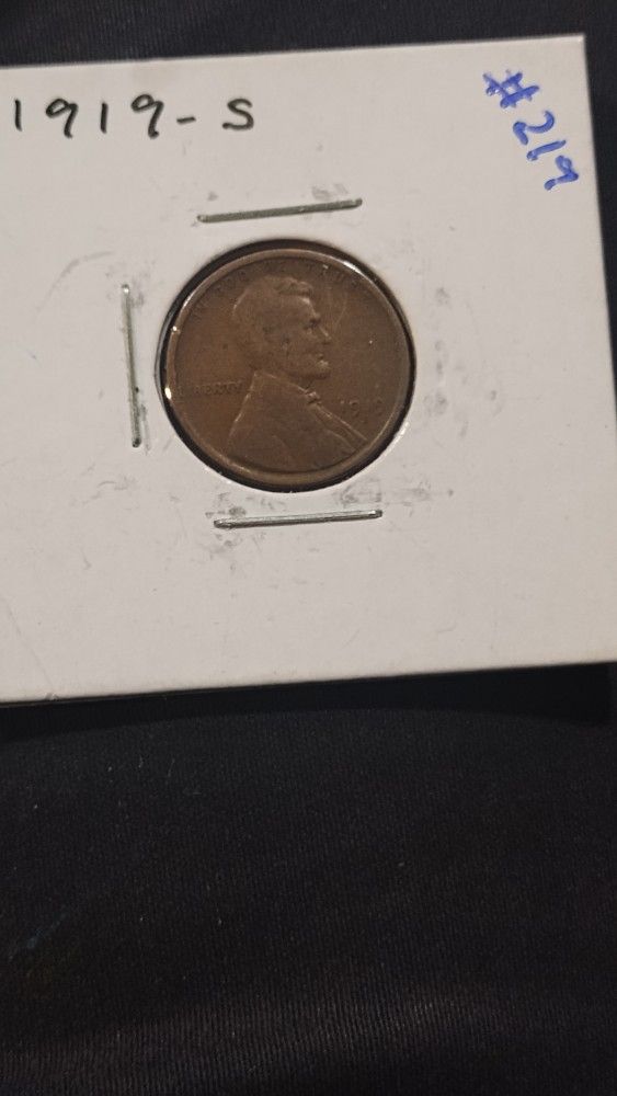 1919 S - Wheat Penny (#219)
