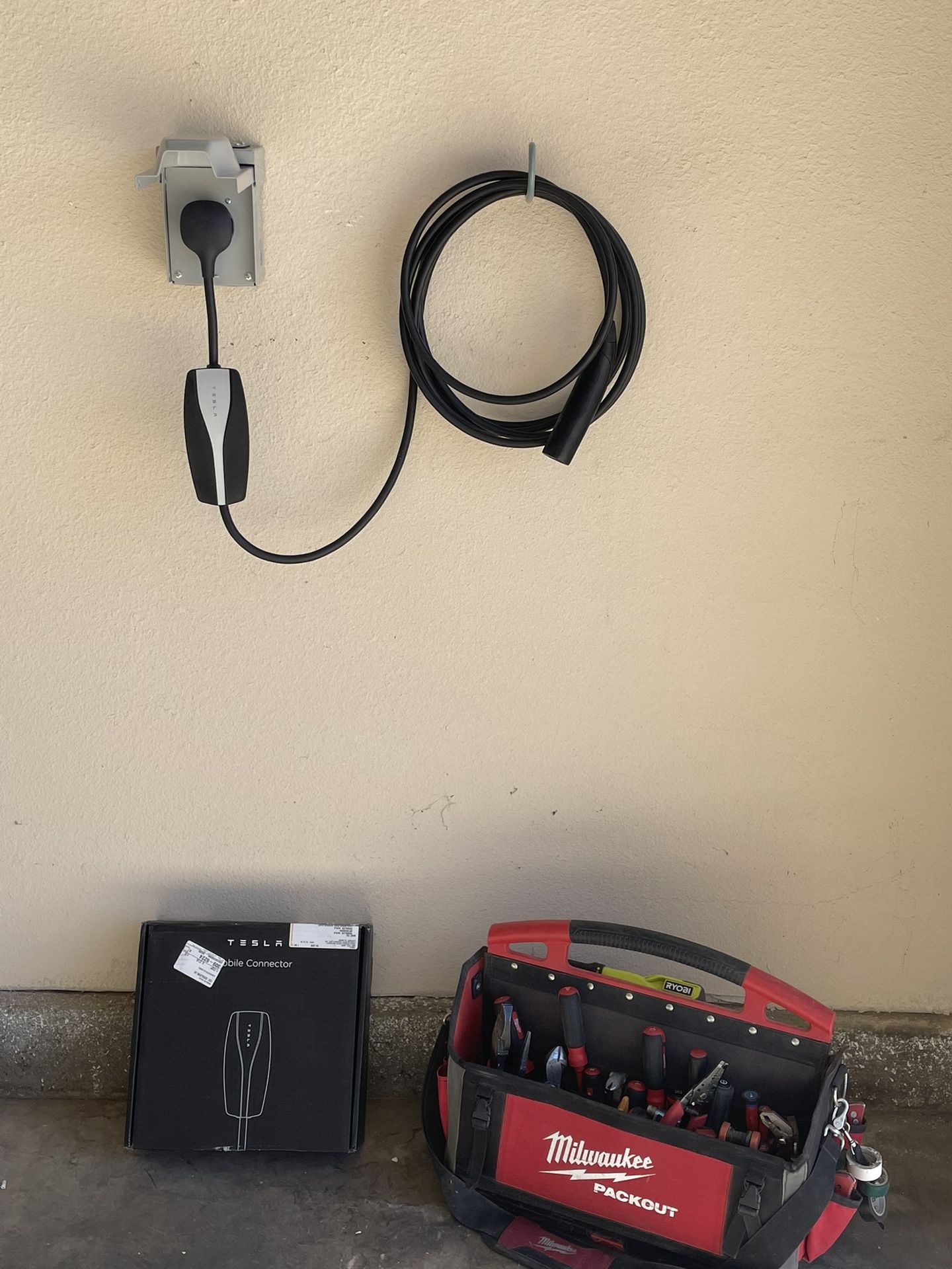 Nema 14-50 Nema1450 EV Charger Outlet Tesla Wall Connector Car Charger