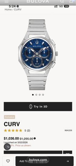Bulova Curve