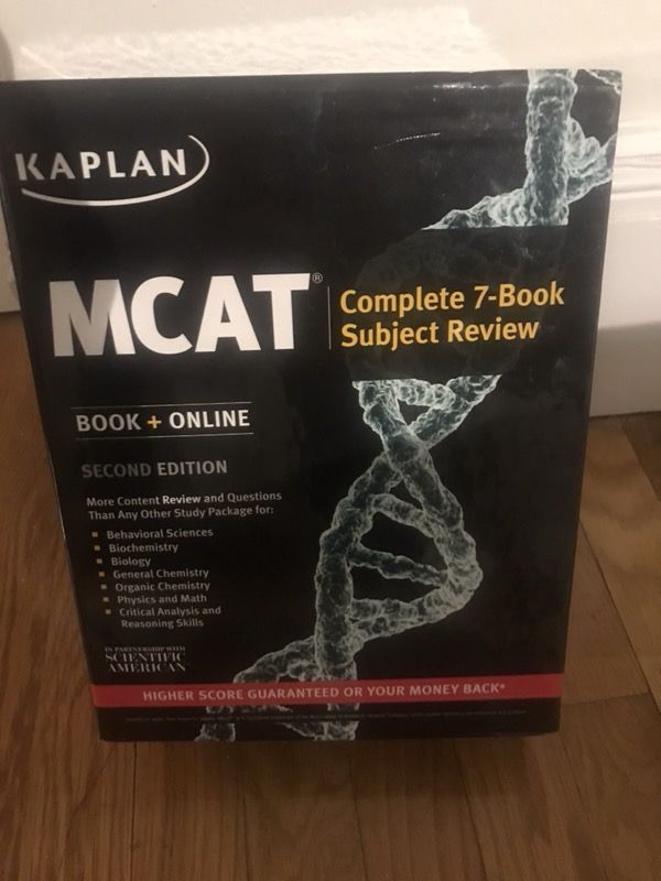 Kaplan MCAT Books with Online Access