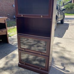 Barrister Bookcase Bookshelf Cabinet