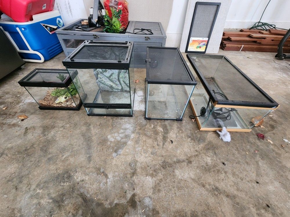 Various Size Aquariums