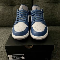 Brand New Air Jordan 1 Low True Blue Size 12