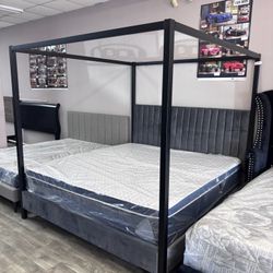 KING BED AND MATT SPECIAL $670 W DELIVERY 🚚 