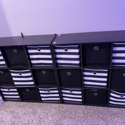 (3) 9 Cube Organization Shelf 