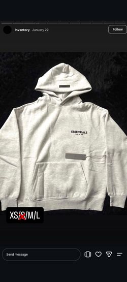 Fear of God Essentials Hoodie Light Oatmeal