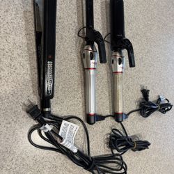 Babyliss Pro And Fusion Curling Irons 