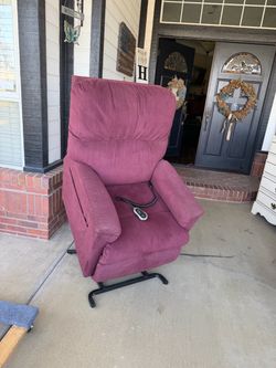 Electric lift up chair with recliner