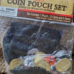 Pirate Coin Pouch Halloween Costume Set