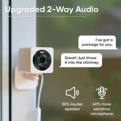 Wyze Cam OG Security Camera Wi-Fi Indoor/Outdoor, Color Night Vision