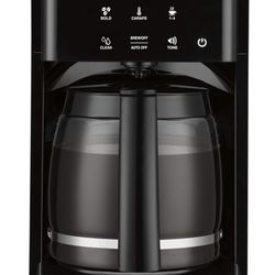 Cuisinart DCC-T20 14-Cup Programmable Coffeemaker Touchscreen, Black