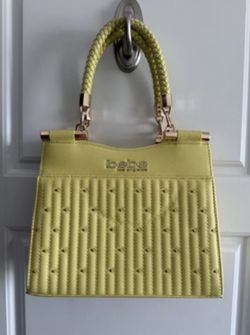 Yellow bebe Purse