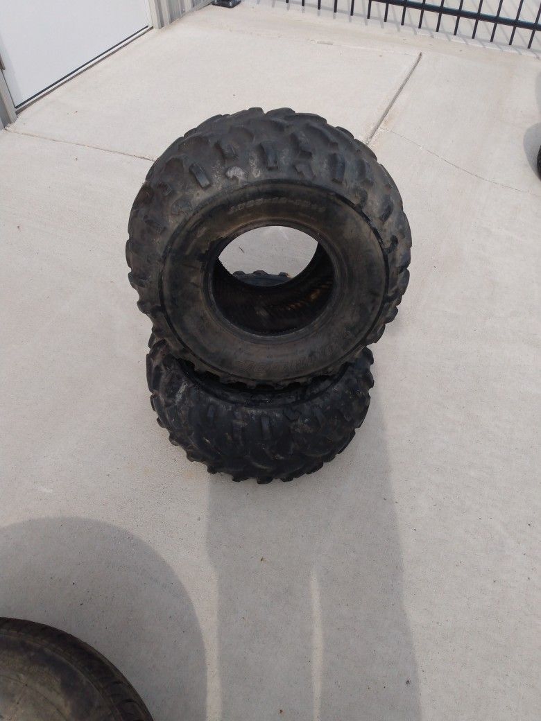 8025x12.10 Two Star Dunlap Kt125m Quad Tires Mud Tires