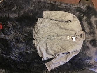 MENS FLANNEL JACKET SIZE LARGE
