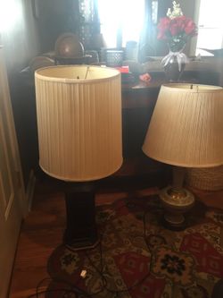 2 quality Antique/Vintage Lamps - both work!