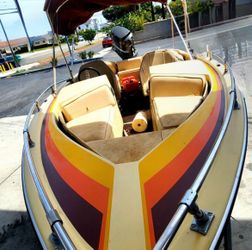 15ft speedboat + trailer from police auction with paperwork