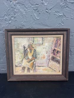 B. Seifer oil painting ,,woman “ 60-70