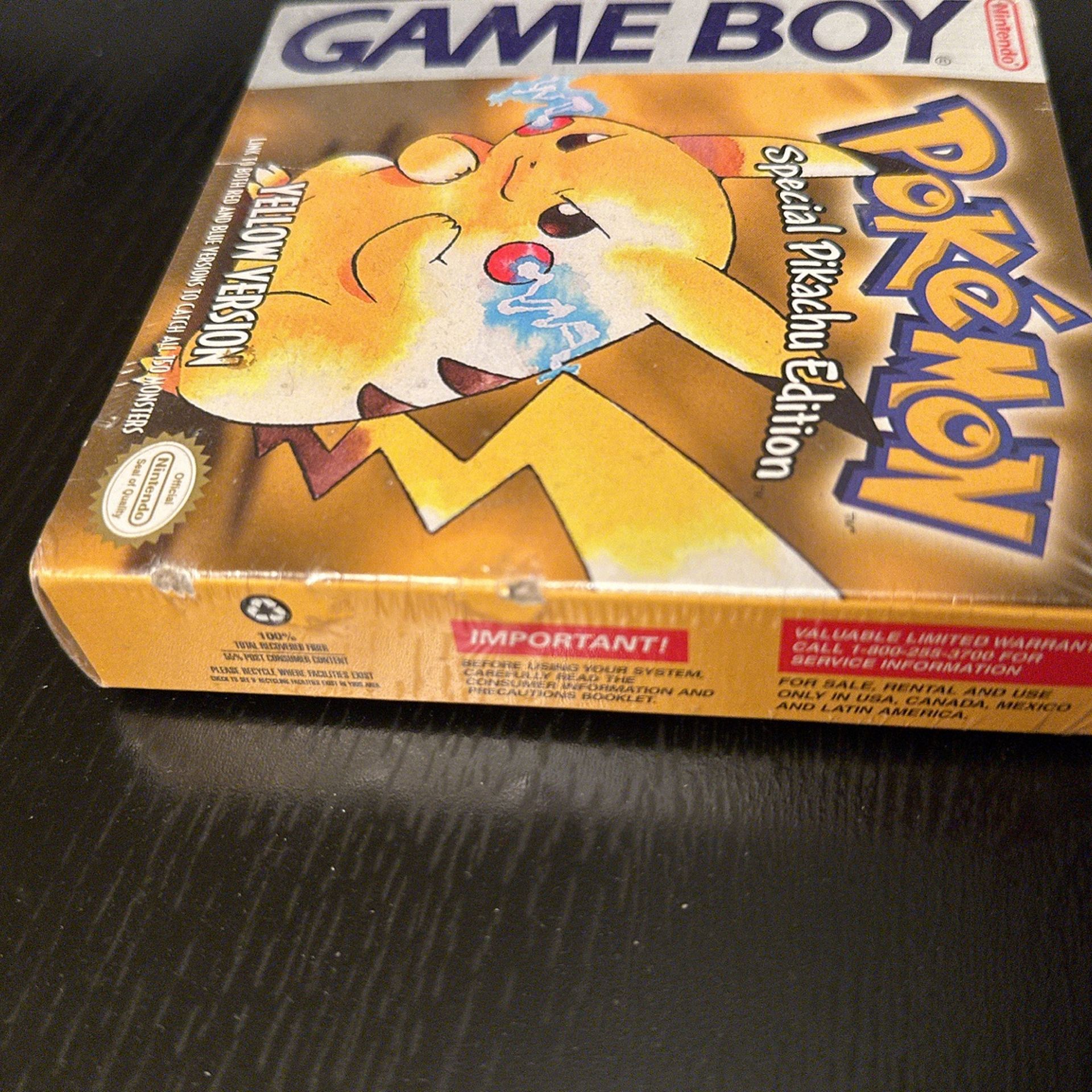 Pokémon Yellow Original Sealed