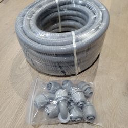50 ft1/2" liquid tight conduit with connectors