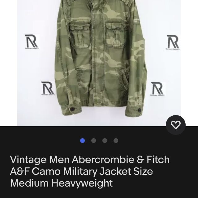 Mens Abercrombie And Fitch Camo Utility Jacket for Sale in Port St