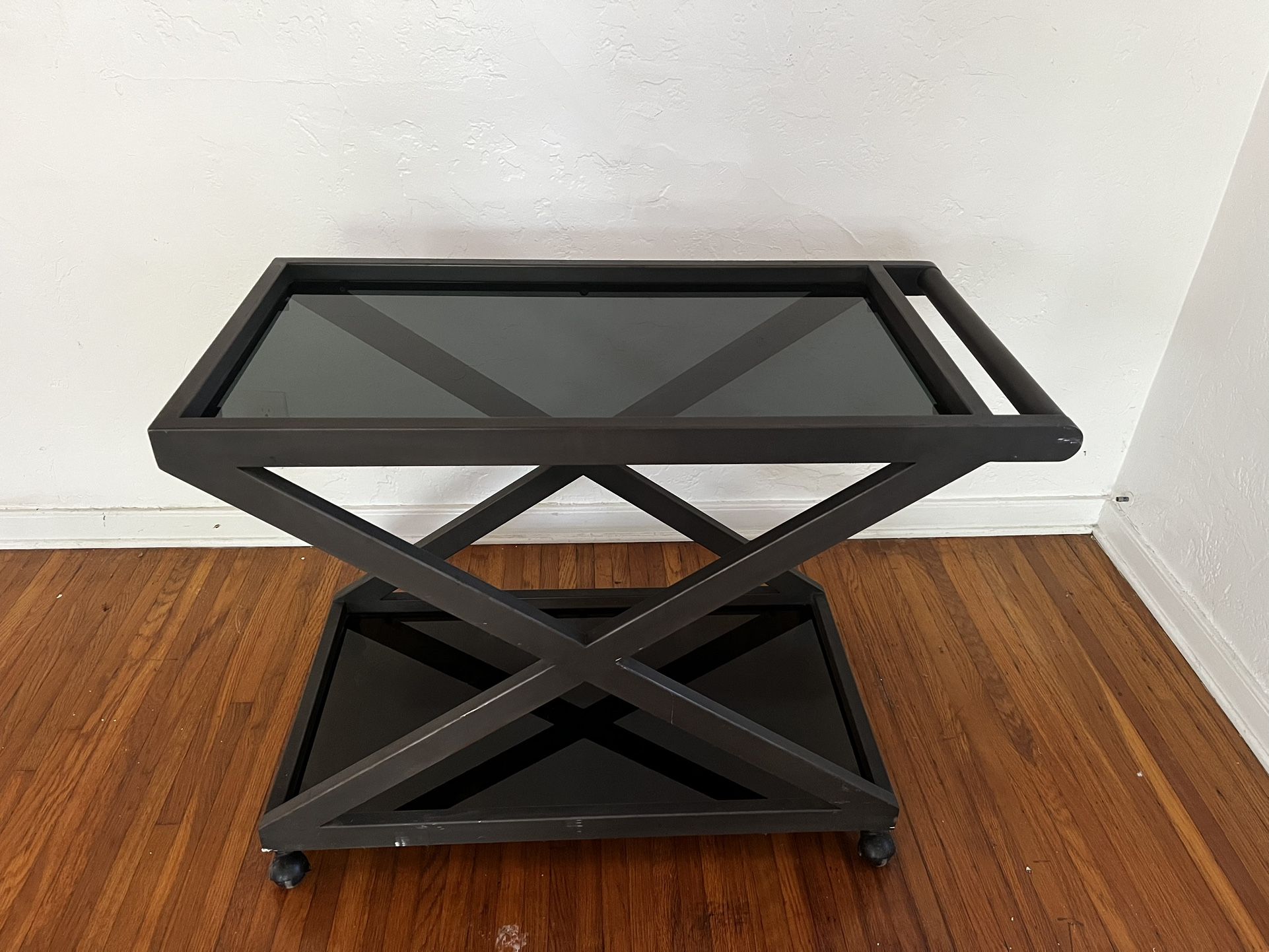 Restoration Hardware 1950s Milo Bar Cart
