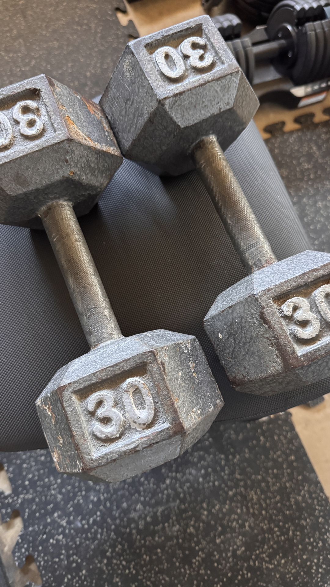 Cast Iron Dumbbells
