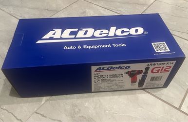 Brand new ac Delco tool kit.  Cordless impact driver, ratchet and tool bag