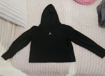 Jordan Hoodie Girls XL 13 -15, Black