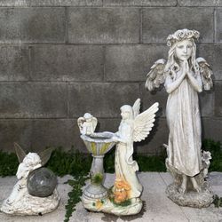 Angel Garden Solar Garden Statues 